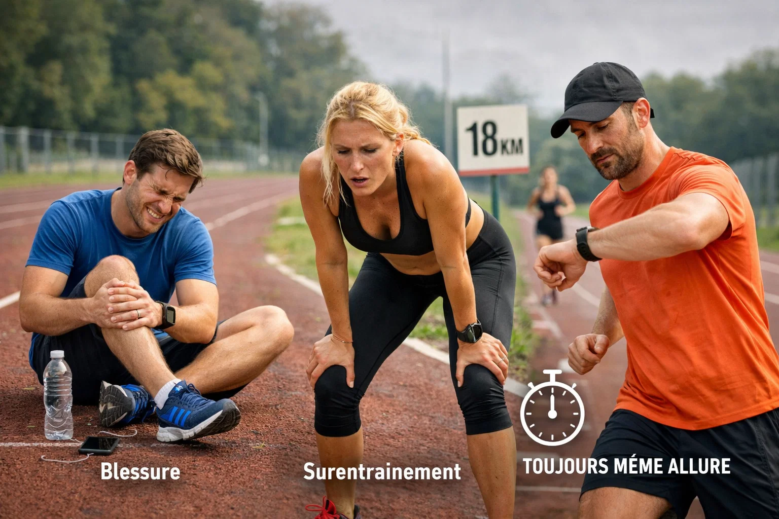 erreurs courantes de l'entrainement en course à pied